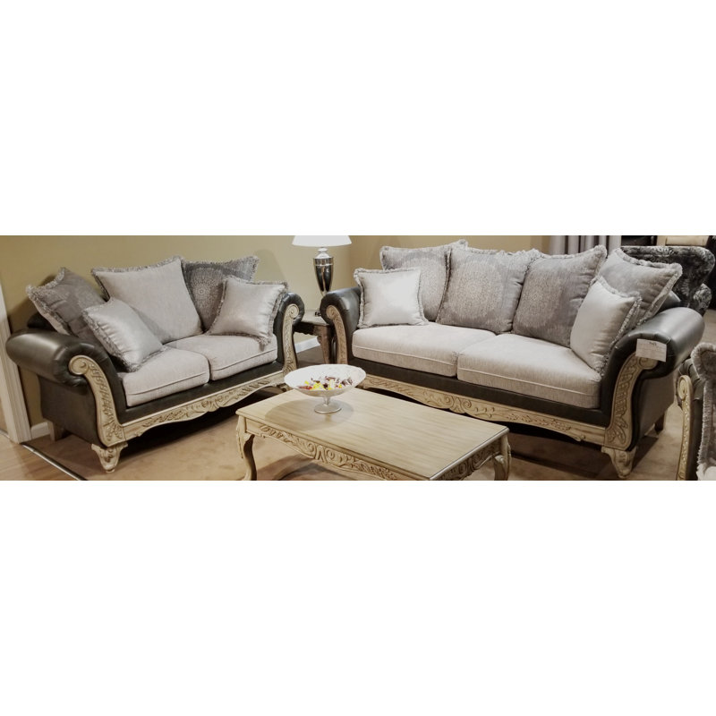 Rosdorf Park Bernardus 2 Piece Living Room Set Wayfair